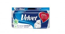 Papír toaletní Velvet white 3-vrstý / 8 ks