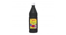 Tekuté temperové barvy JOVI PREMIUM v lahvi - 1000 ml / černá