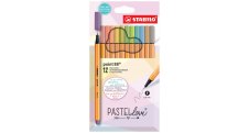 Liner STABILO® point 88 PASTELove - sada 12 ks