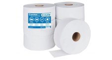 Papír toaletní PrimaSoft Jumbo bílý - průměr 230 mm