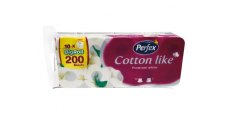 Papír toaletní Perfex Cotton like 3 -vrstvý / 8+2  ks