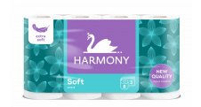 Papír toaletní Harmony Soft 3-vrstvý / 8 ks