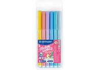 Popisovače Centropen 7550/6 6 ks Pastel