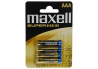 Baterie Maxell Super Alkaline - baterie mikrotužková AAA / 4ks