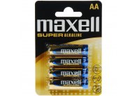 Baterie Maxell Super Alkaline - baterie tužková AA / 4ks