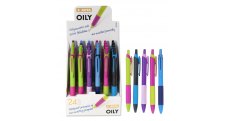 Kuličkové pero Oily - barevný mix