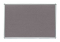Tabule filcová v hliníkovém rámu ARTA - 60 x 90 cm / šedá