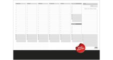 Plánovací týdenní stolní mapa - OS100 / A2 s lištou