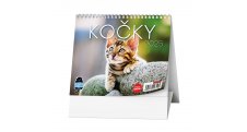 Kalendář stolní MINI - Kočky  / BSL9