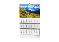 Kalendář nástěnný pracovní - tříměsíční obrázkový / BNC8