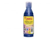 Tekuté temperové barvy JOVI PREMIUM v lahvi - 250 ml / glitr modrá