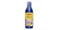 Tekuté temperové barvy JOVI PREMIUM v lahvi - 250 ml / glitr modrá