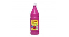 Tekuté temperové barvy JOVI PREMIUM v lahvi - 1000 ml / růžová