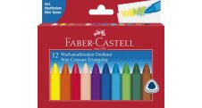 Voskové pastelky trojboké Faber Castell - 12 barev